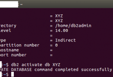DB2激活数据库-srcmini