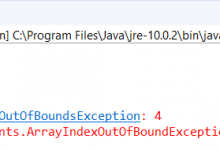 Java中的ArrayIndexOutOfBoundsException-srcmini