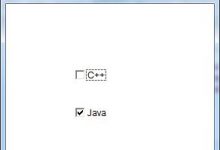 Java AWT复选框-srcmini