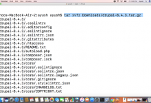 如何在MacOS上安装Drupal-srcmini