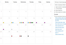 Web应用程序的最佳jQuery调度程序和事件日历-srcmini