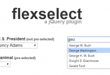 十大：最佳自动完成的jQuery和javascript插件-srcmini