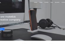 7个具有Material Design的最佳高级企业网站模板-srcmini