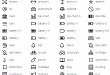 十大网页设计师的最佳免费图标字体-srcmini