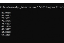 如何在Windows中使用Open ALPR(自动车牌识别)从图像中识别车辆牌照-srcmini