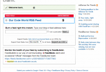 如何在Google FeedBurner中启用Awareness API(FeedCount)-srcmini