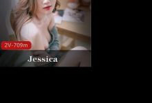 美乳女神Jessica到友人家看貓，反被人看-srcmini