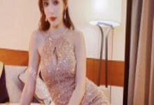 秀人网大众女神王馨瑶 - 金色礼服-srcmini