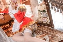 微博日系少女《羽生三未》7套图集：兔女郎、精灵花嫁cosplay-srcmini