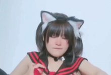 微博网红二次元可爱美少女（小鹿酱），cos 猫爪少女奶呼呼的太可爱啦！【1V+975MB】-srcmini