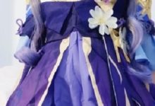 萌白COS刻晴-srcmini